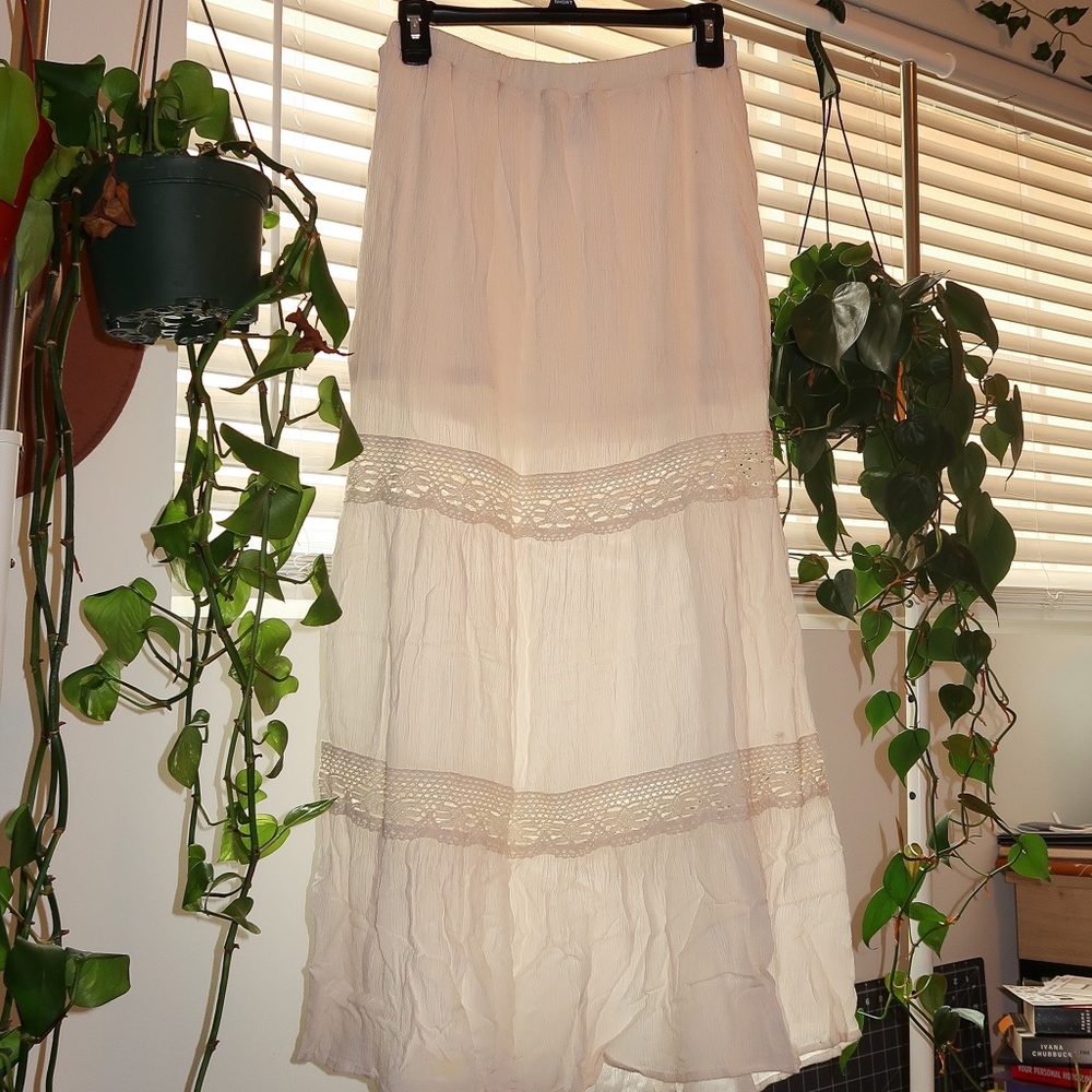 Long Flowy Boho-Style Skirt